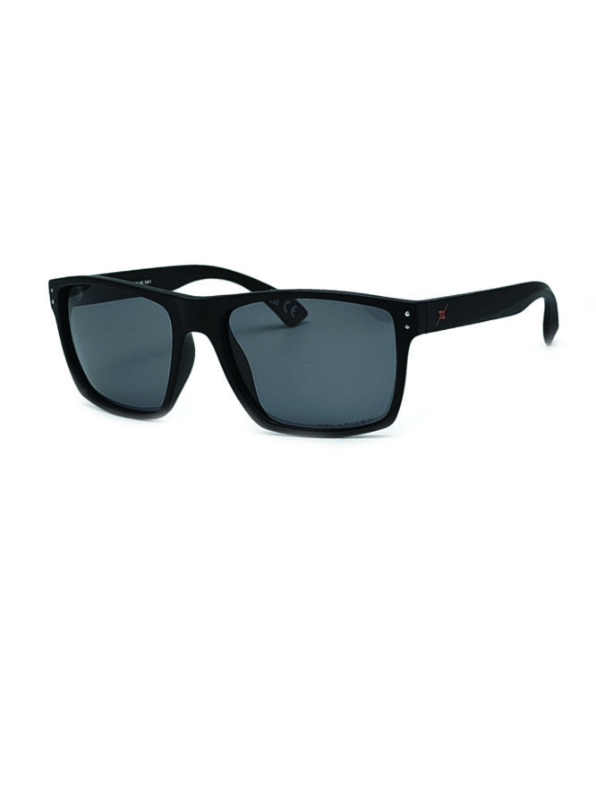 matte black with grey polarized